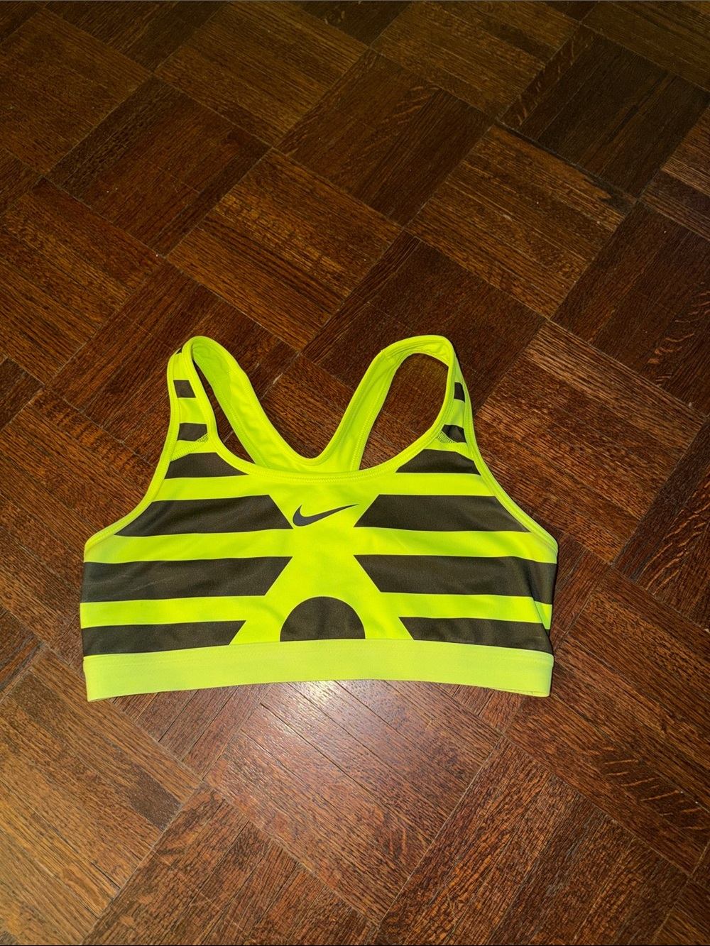 Nike Dri-Fit Lime Green Bra Sz. M